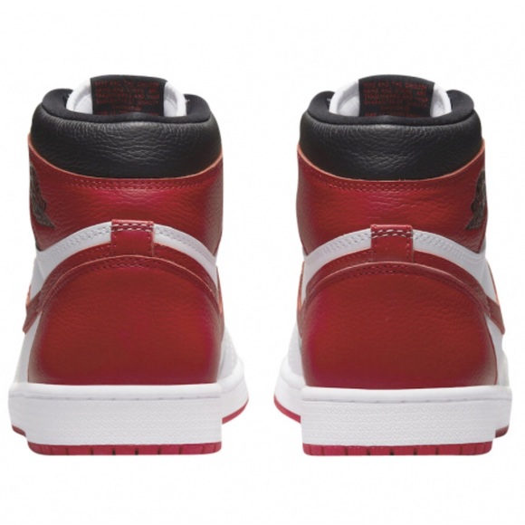 Air Jordan by Nike 1 Retro High OG Heritage White Red Black SZ. 10 - Picture 5 of 13